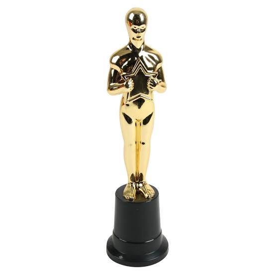 Premio Estatuilla Oscar Plástico Trofeo Adorno X8